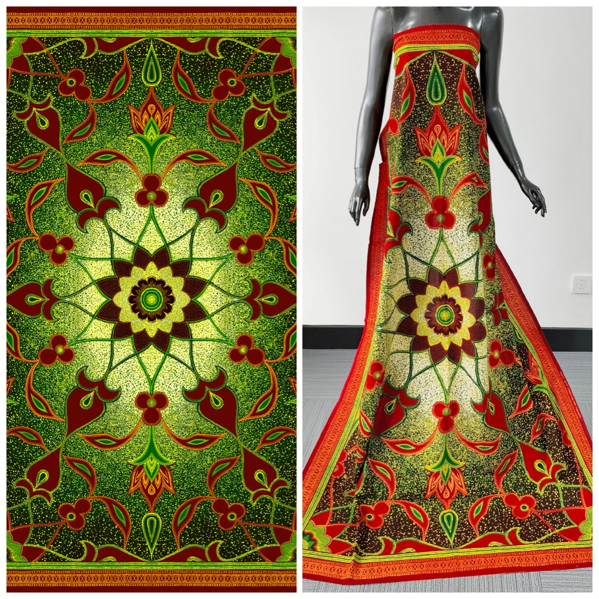 Sewing Indonesia - New super java wax print fabric,