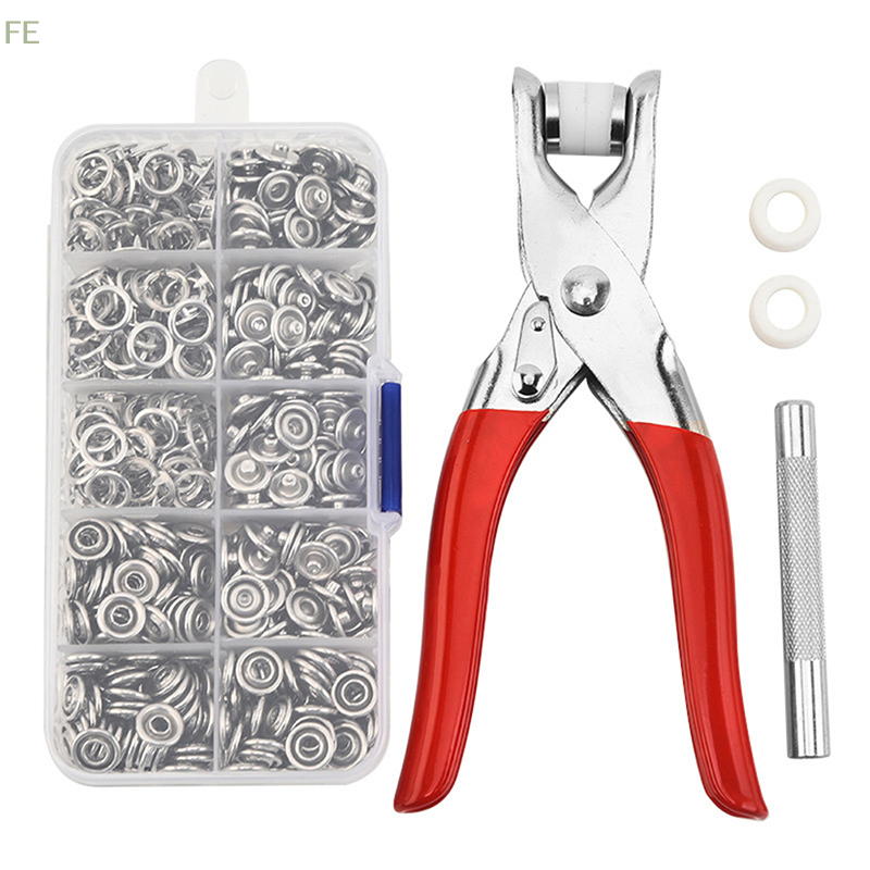 Snap Button Plier - [F] Sets Snap Fasteners Kit Tool,