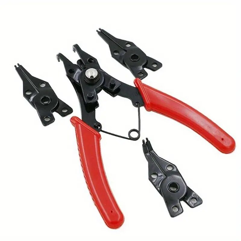 Snap Button Plier - 4-In-1 Circlip Pliers Set Snap Ring