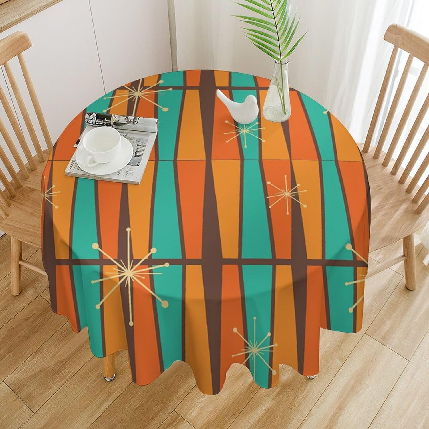 Mid Century Modern Orange Yell - Century Textile & Sewing Supply review and price