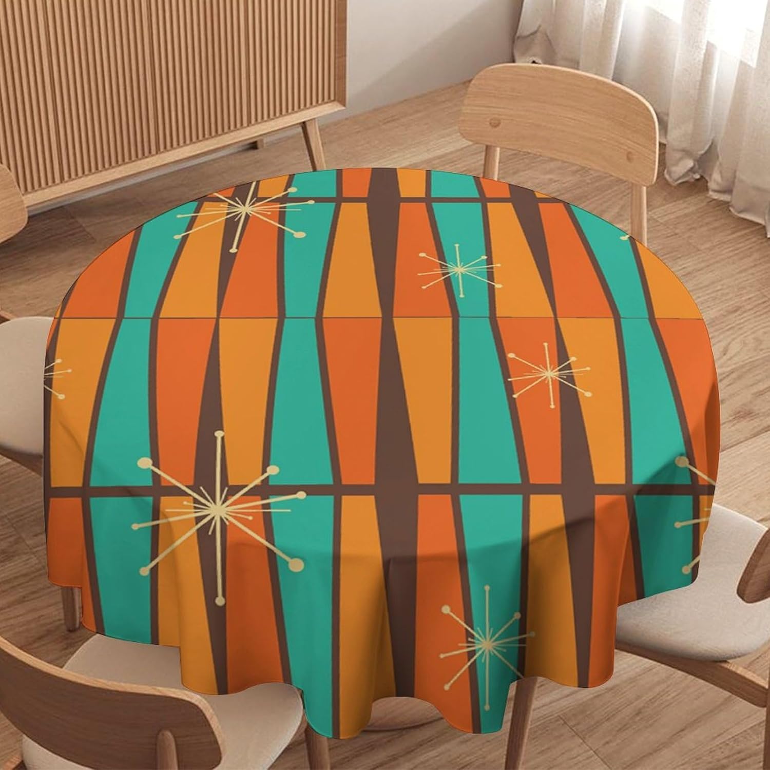 Mid Century Modern Orange Yell - Century Textile & Sewing Supply review and price