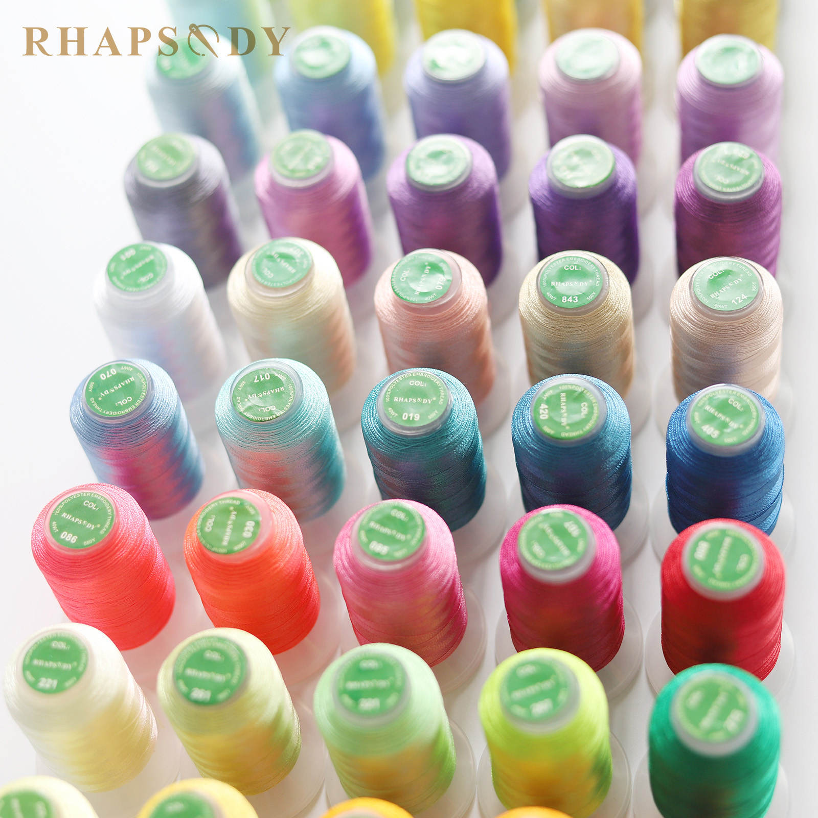 40WT Polyester Embroidery Thre - Serger Thread Cone review and price