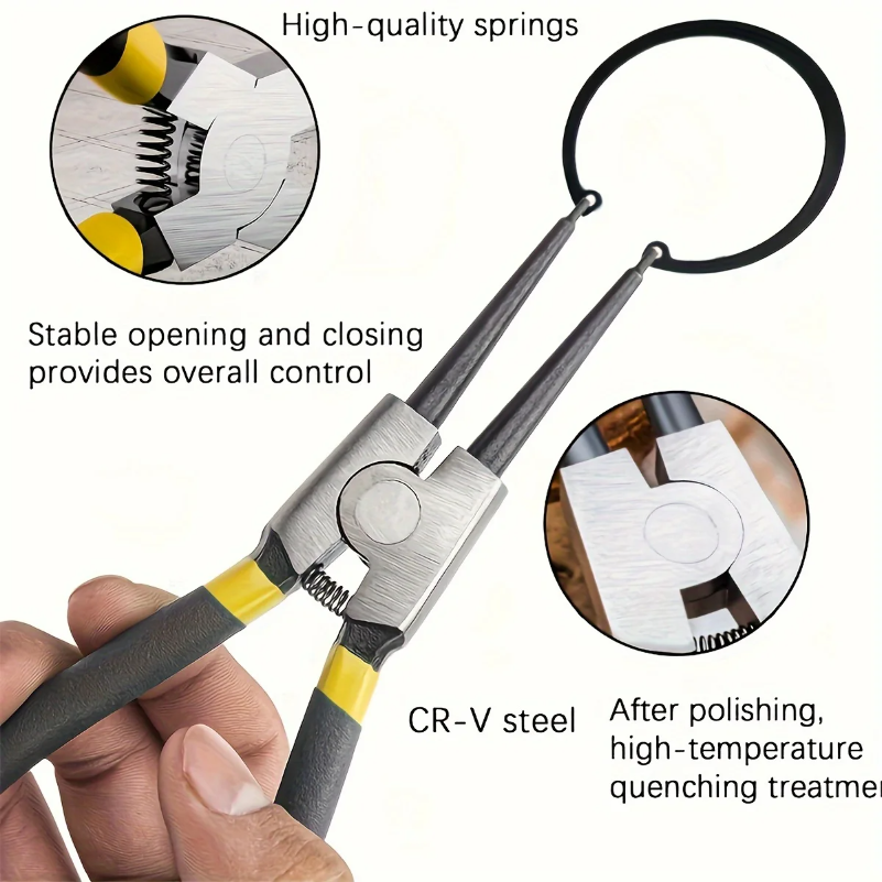 4 Pcs Snap Ring Pliers Set, 7  - Snap Button Plier review and price