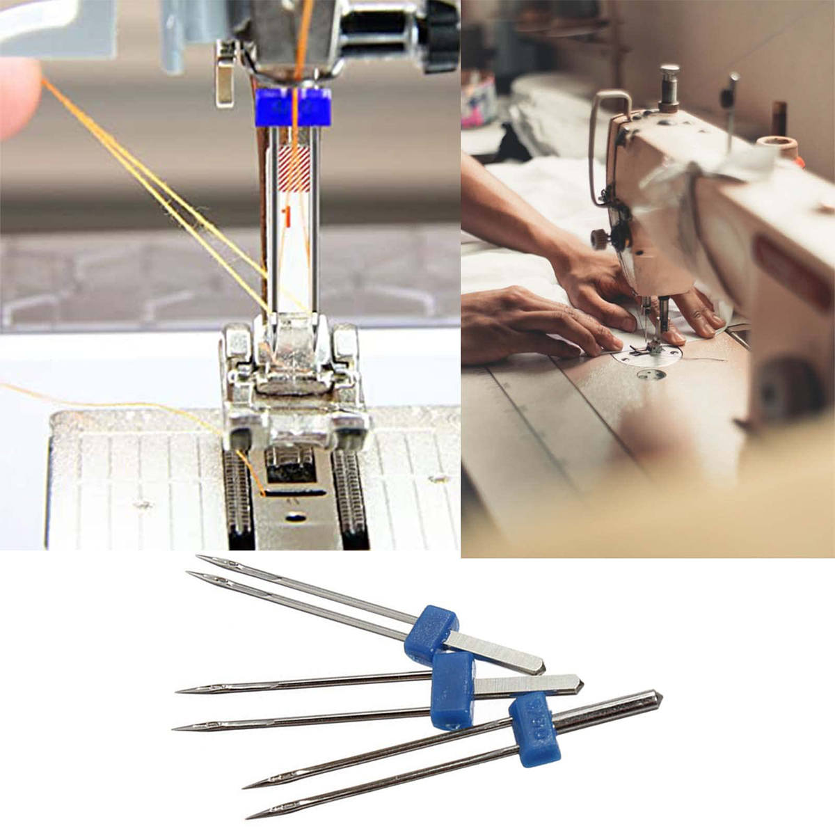 3 Size Twin Needles for Sewing - Twin Needle Stretch review and price