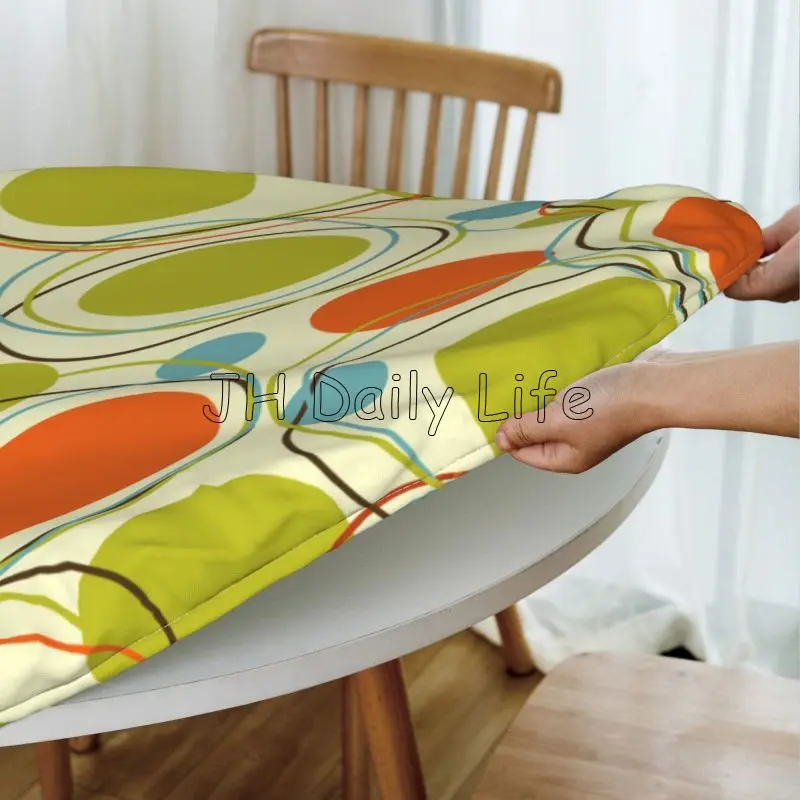 1950s Retro Yellow Abstract Mi - Century Textile & Sewing Supply review and price