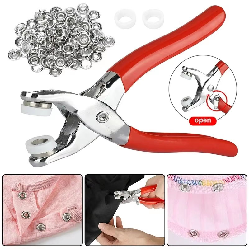 Prong Rings 10mm Metal Buckle  - Snap Button Plier review and price