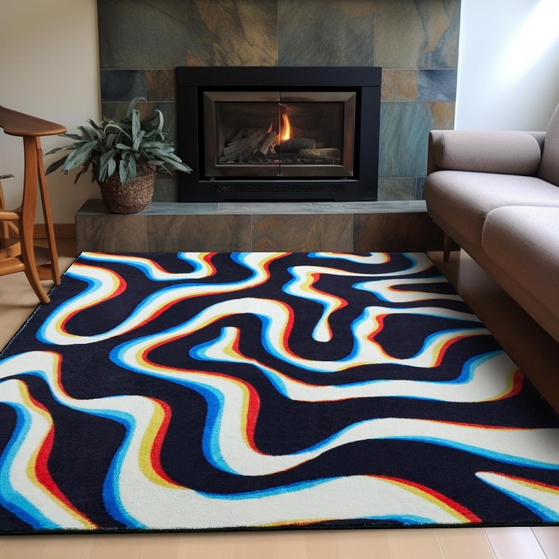 Orange Aesthetic Bedroom Rug V - Century Textile & Sewing Supply review and price