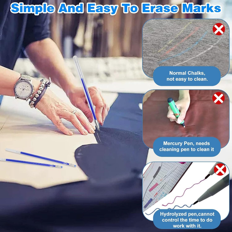 103Pcs / Set Heat Erasable Ref - Fabric Marking Pen review and price