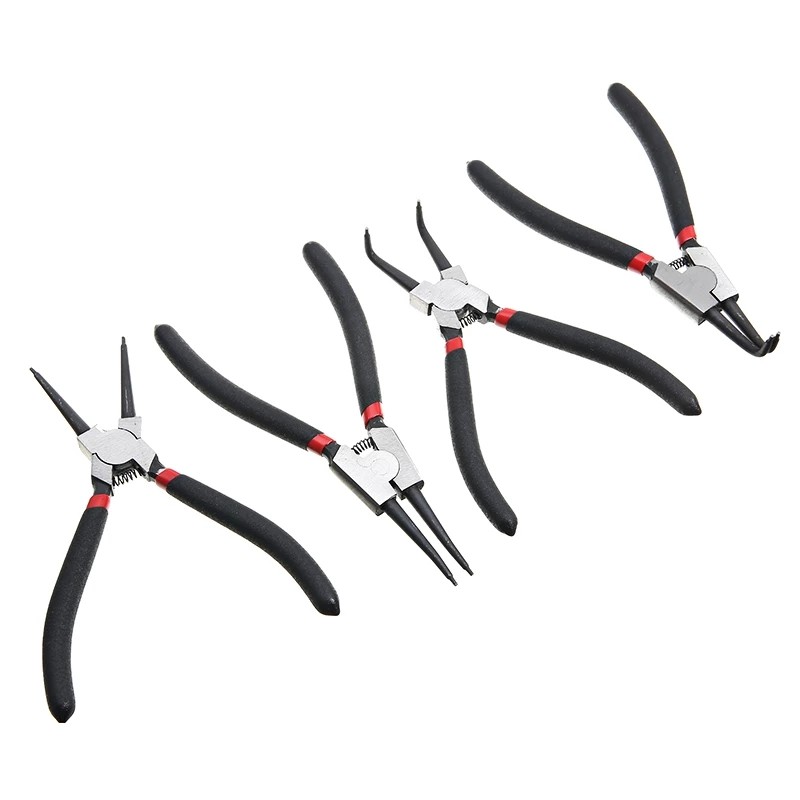 4Pcs Circlip Plier Set 7'' Lon - Snap Button Plier review and price