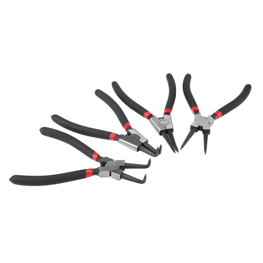 4Pcs Circlip Plier Set 7'' Lon - Snap Button Plier review and price