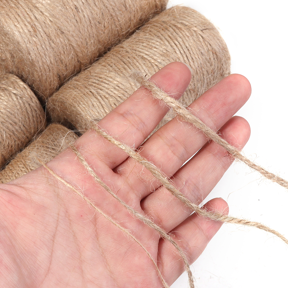 100Meters Natural Jute Rope St - Sewing Thread In Textile review and price