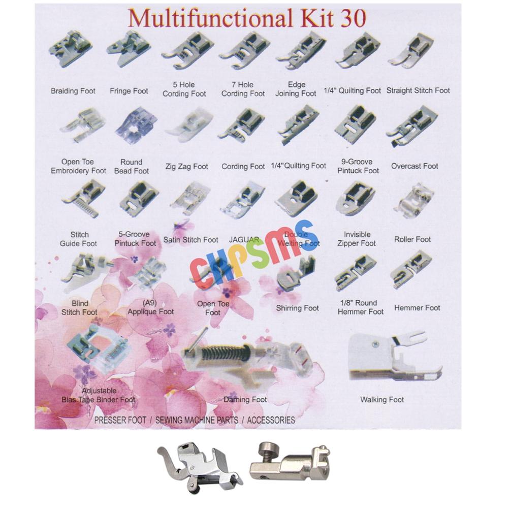 PRESSER FOOT SET (IN TOTAL 32  - Sewing Tt review and price