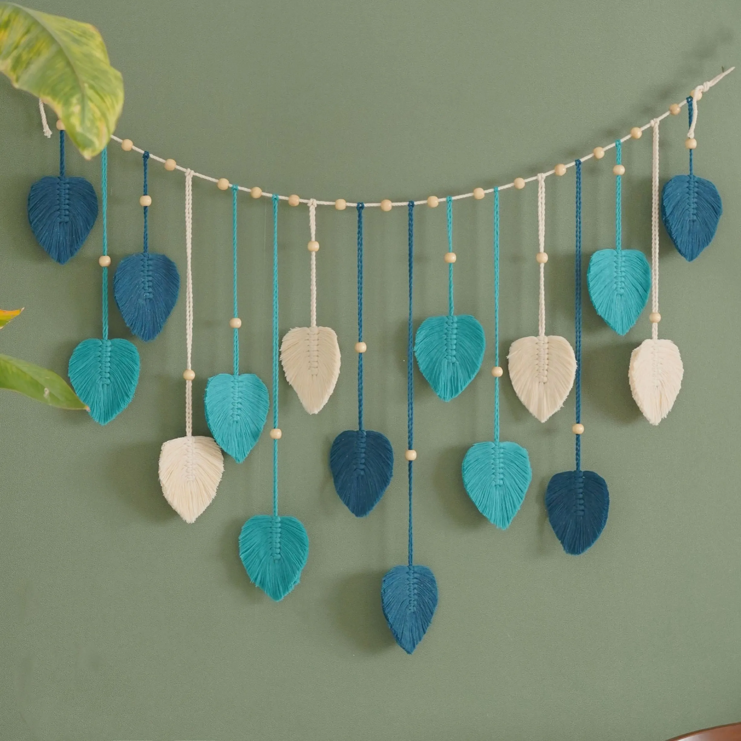 1 Pc Green Leaves Garland, Mac - Century Textile & Sewing Supply review and price