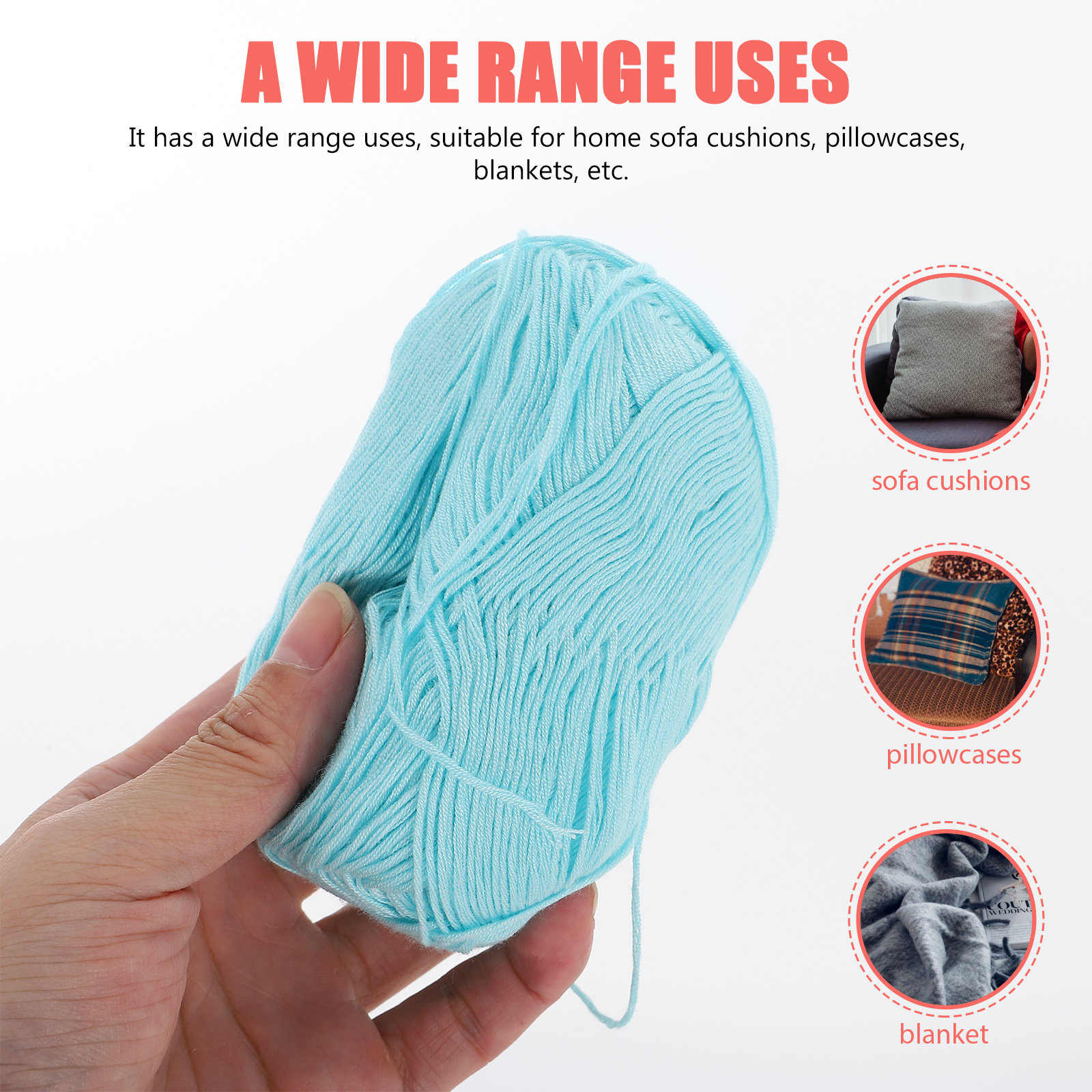 6 Rolls Crochet Yarn Lace Cott - Sewing Roll review and price