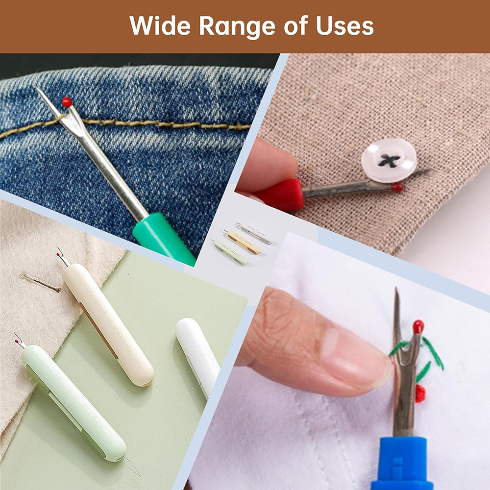 2 in 1 Needle Threader Seam Ri - Seam Ripper Tool review and price