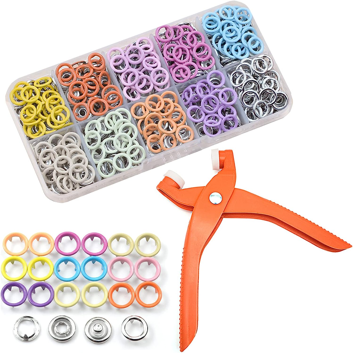 Plier Tool 50sets Colour Metal - Snap Button Plier review and price