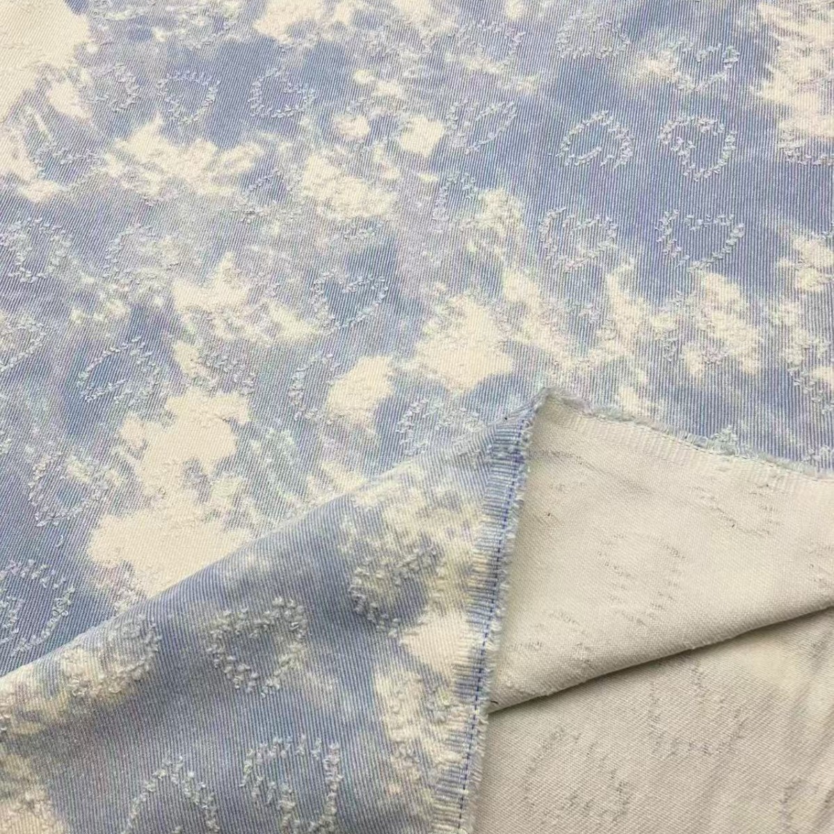 Blue Sky White Clouds Tie Dye  - Sewing Tie Dye review and price