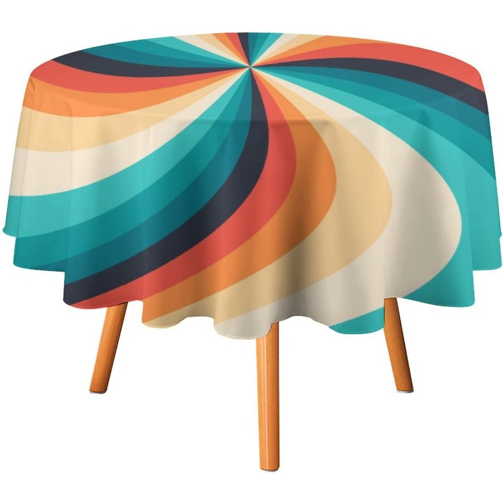 Vintage Groovy Swirl Round Tab - Century Textile & Sewing Supply review and price
