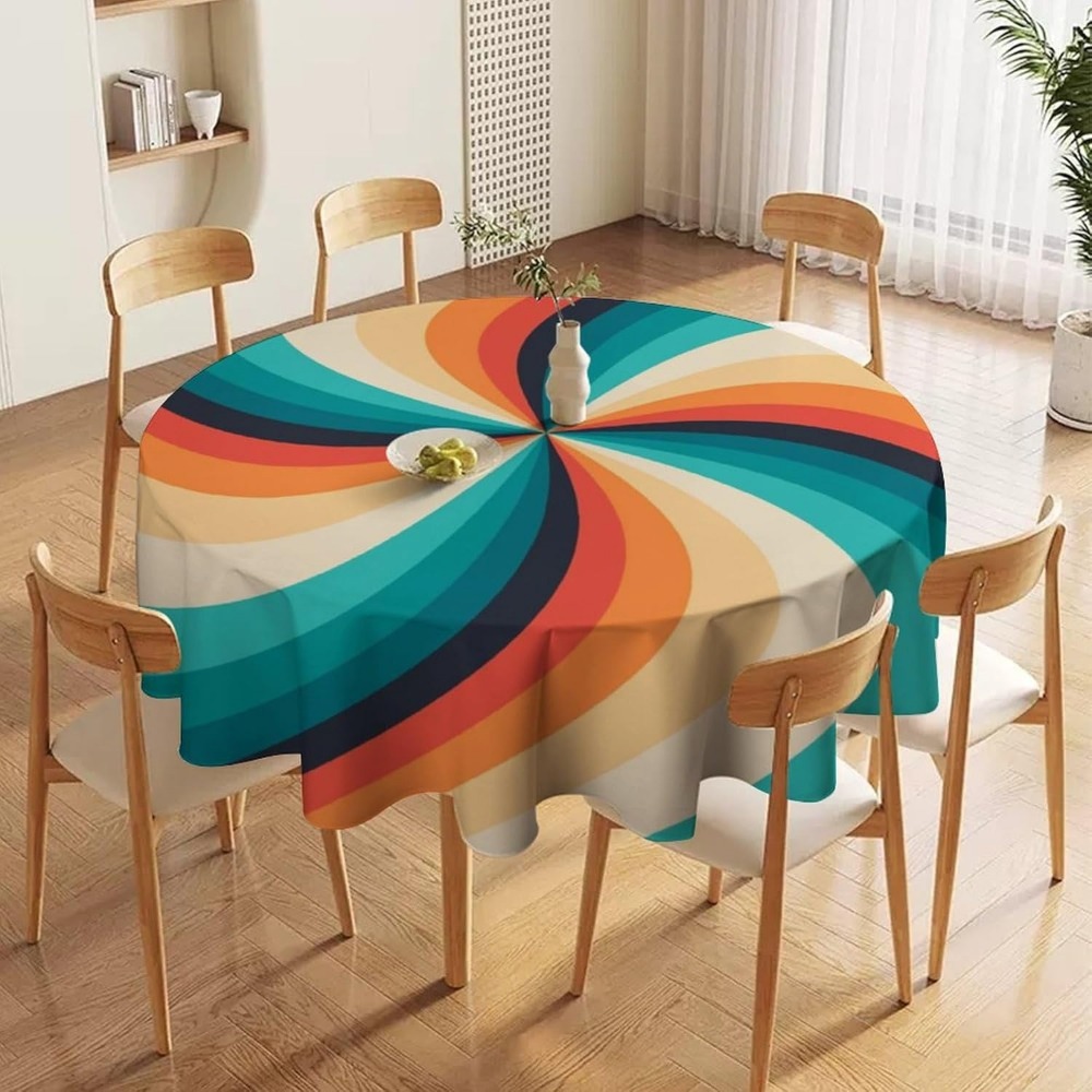 Vintage Groovy Swirl Round Tab - Century Textile & Sewing Supply review and price