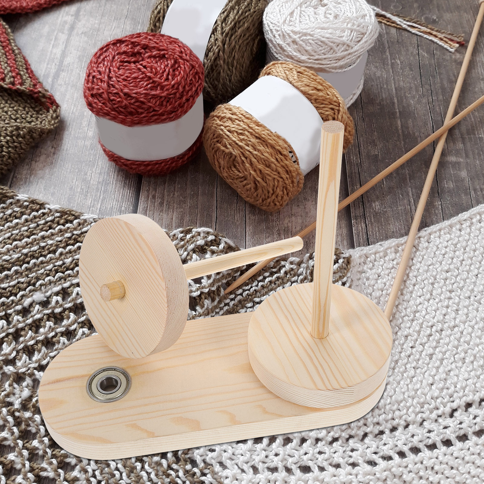 1Pcs Rotatable Wooden Thread H - Sewing Knit review and price