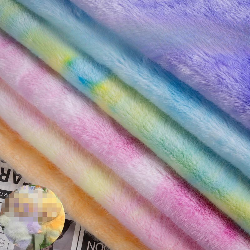 50x160cm Tie Dye Faux Rabbit P - Sewing Tie Dye review and price
