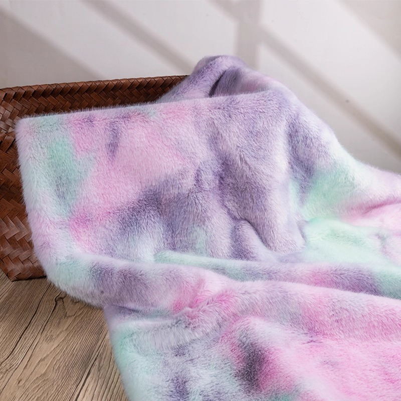 50x160cm Tie Dye Faux Rabbit P - Sewing Tie Dye review and price