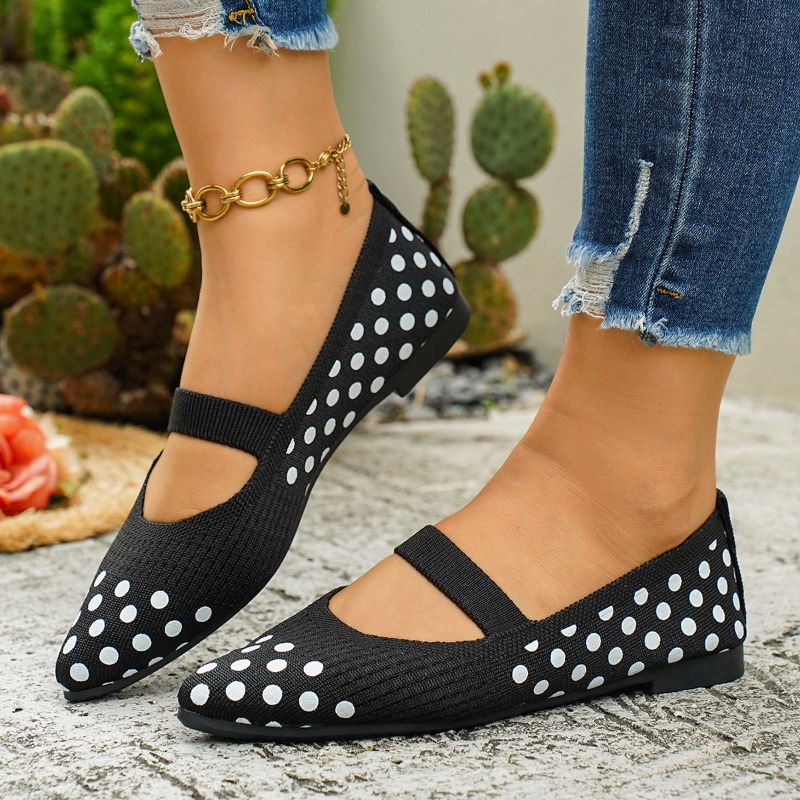 Women's Pointed-toe Polka Dot  - Sewing Knit review and price