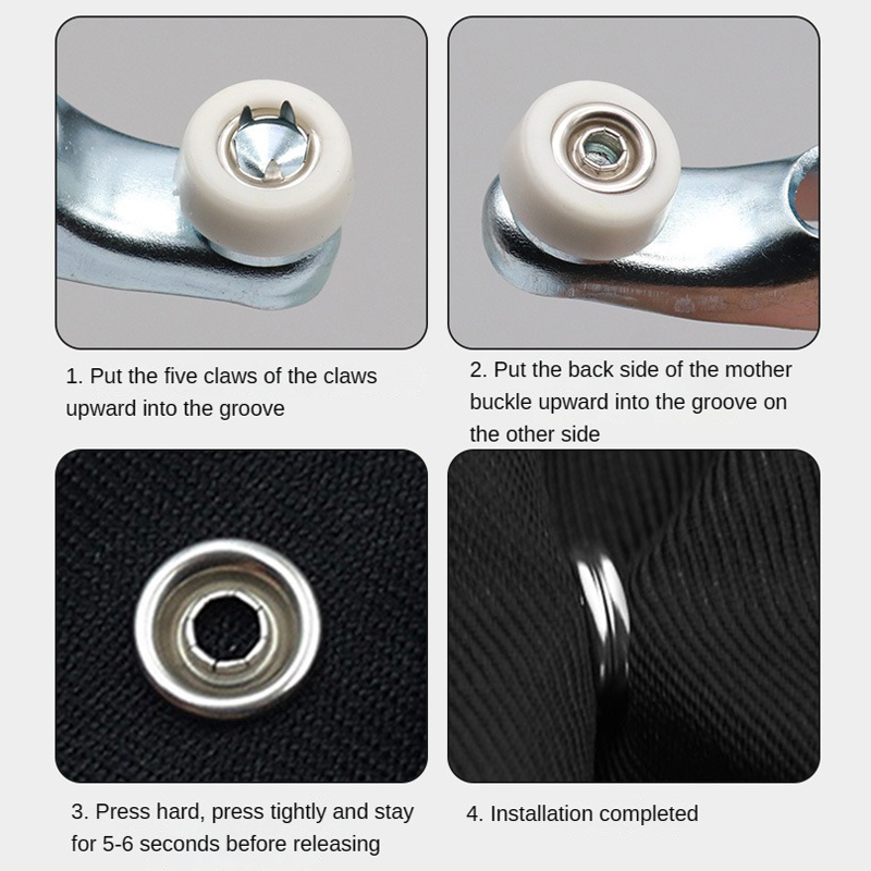 100pc Five-prong ButtonInstall - Snap Button Plier review and price